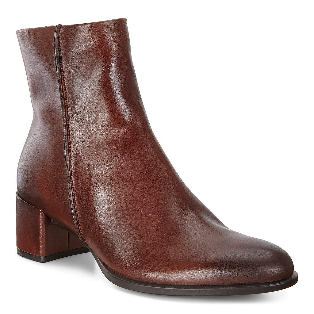 Bottines Ecco Shape 35 Block Femme Marron 4762-YGWNU